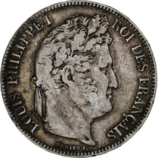 Frankreich, 5 Francs, Louis-Philippe, 1834, Bordeaux, Silber, S, Gadoury:678