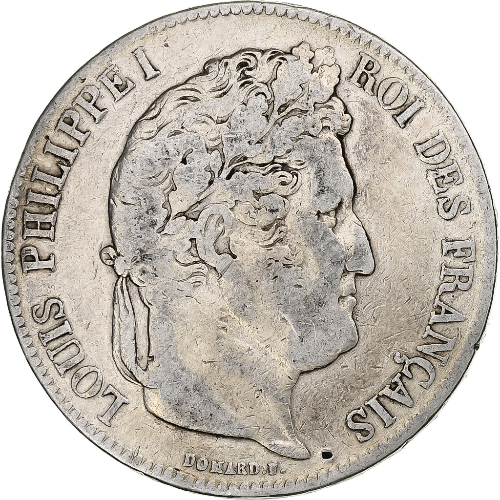 France, 5 Francs, Louis-Philippe, 1835, Toulouse, Argent, TB, Gadoury:678