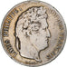 France, 5 Francs, Louis-Philippe, 1833, Marseille, Silver, F(12-15)