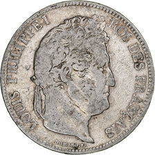 France, 5 Francs, Louis-Philippe, 1838, Marseille, Silver, F(12-15)