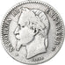 France, Napoleon III, 50 Centimes, 1867, Strasbourg, Silver, VF(20-25)