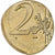 Oostenrijk, 2 Euro, error struck on core only, 2002, Vienna, Cupronickel, UNC-