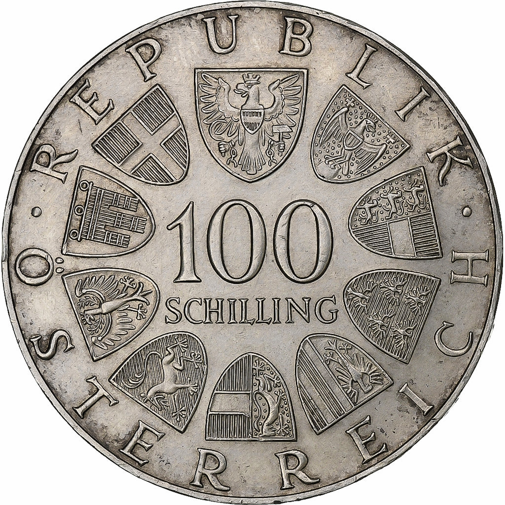 Österreich, 100 Schilling, 1975, Silber, VZ, KM:2923