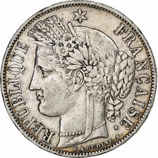 France, Cérès, 5 Francs, 1851, Paris, VF(30-35), Silver, KM:761.1, Gadoury:719