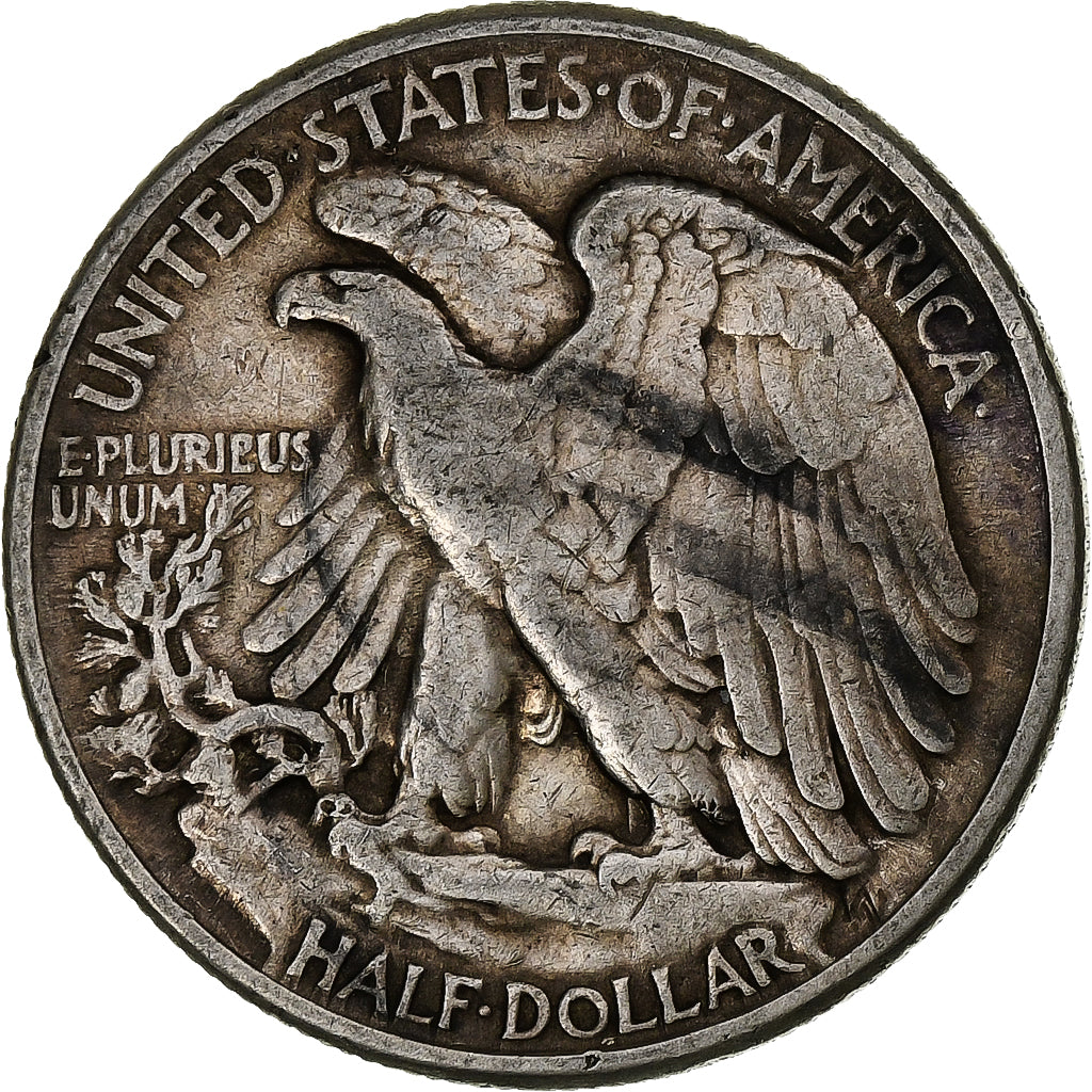 United States, Half Dollar, Walking Liberty, 1944, Philadelphia, Silver