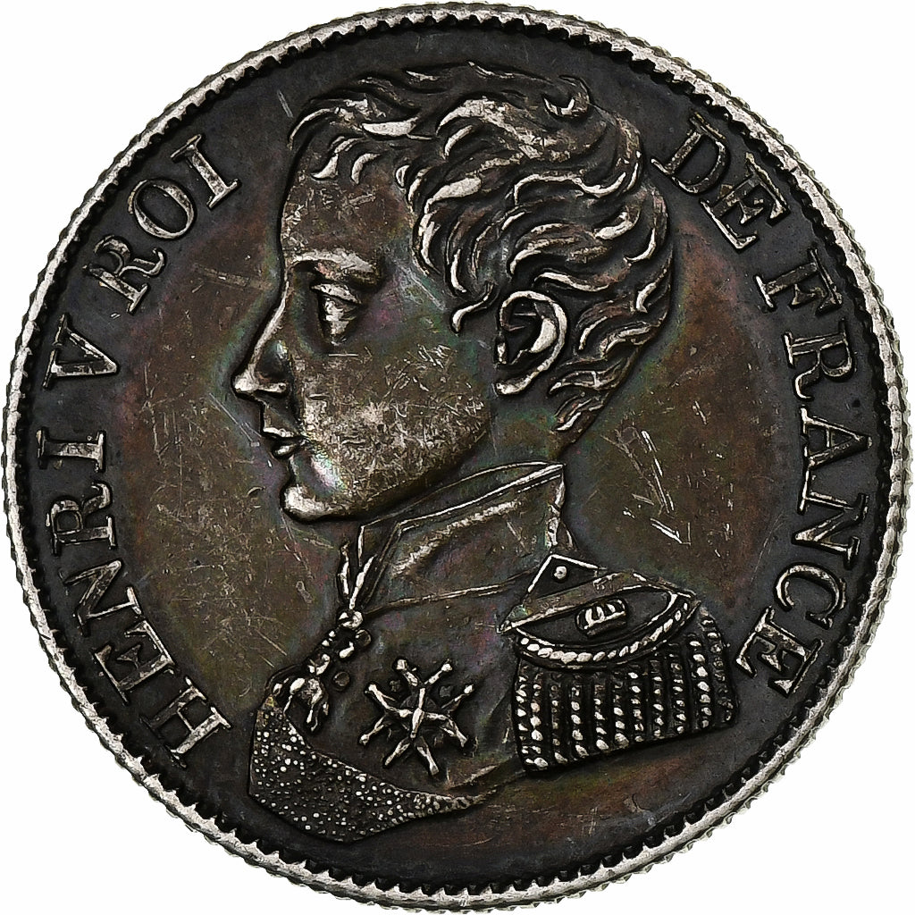 France, Henri V, Franc, 1831, Argent, SUP, KM:28.2