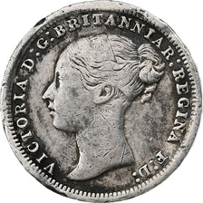 Grande-Bretagne, Victoria, 3 Pence, 1879, Argent, TB, KM:730