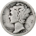 Vereinigte Staaten, Dime, Mercury Dime, 1923, Philadelphia, Silber, SGE+, KM:140