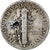États-Unis, Dime, Mercury Dime, 1929, Philadelphie, Argent, TB, KM:140