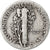 États-Unis, Dime, Mercury Dime, 1939, Philadelphie, Argent, TB, KM:140