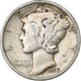 États-Unis, Dime, Mercury Dime, 1939, Philadelphie, Argent, TB+, KM:140