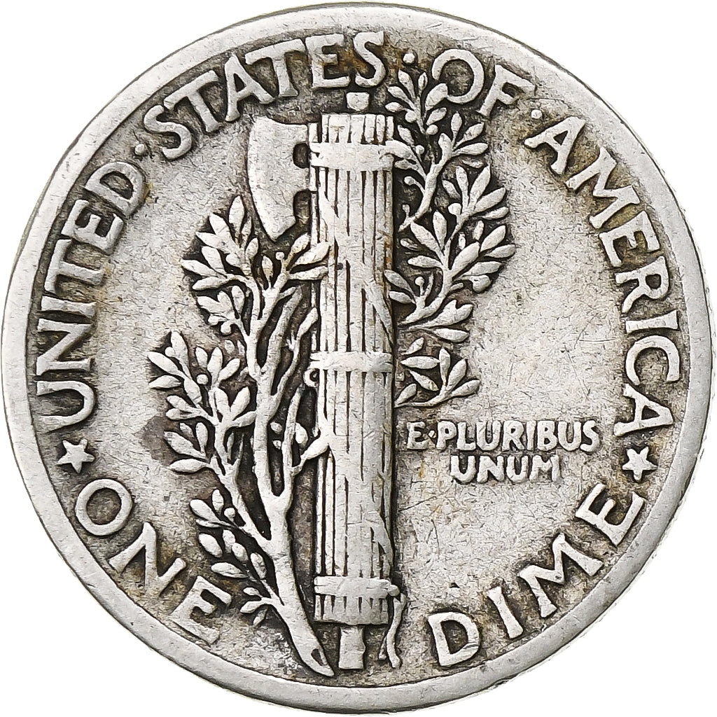 Vereinigte Staaten, Dime, Mercury Dime, 1940, Philadelphia, Silber, S, KM:140