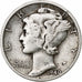 United States, Dime, Mercury Dime, 1940, San Francisco, Silver, VF(20-25)