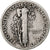 États-Unis, Dime, Mercury Dime, 1941, Philadelphie, Argent, B+, KM:140