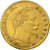 França, Napoleon III, 5 Francs, 1864, Strasbourg, Dourado, EF(40-45), KM:803.2