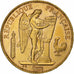 Frankrijk, 100 Francs, Génie, 1913, Paris, Goud, PR, Gadoury:1137a, KM:858