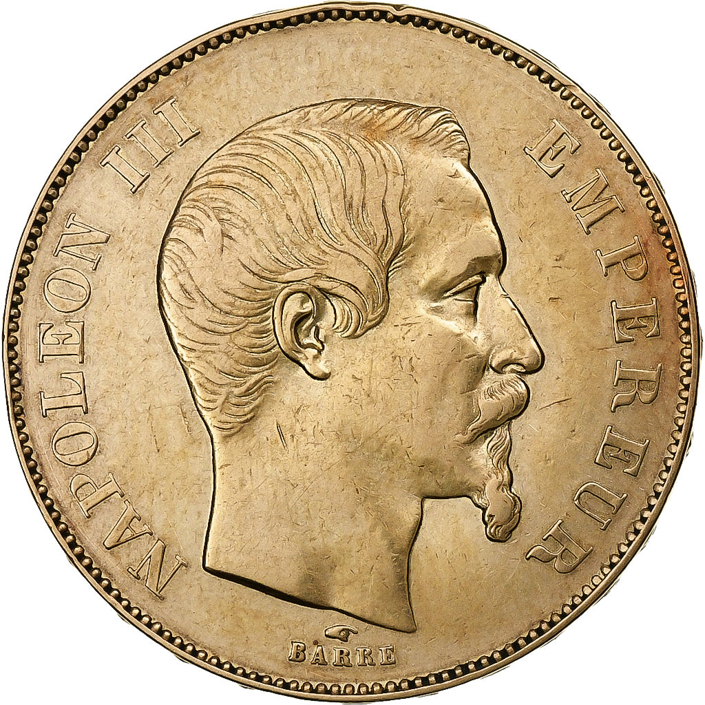 France, 50 Francs, Napoléon III, 1855, Paris, Or, TTB, Gadoury:1111, KM:785.1