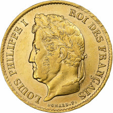 France, 40 Francs, Louis-Philippe, 1834, Paris, Gold, EF(40-45), Le Franc:F.546