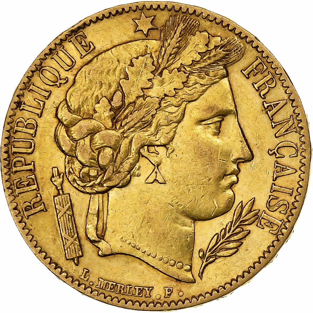 France, 20 Francs, Cérès, 1849, Paris, Or, TTB, Gadoury:1059, KM:762