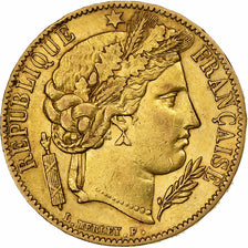 France, 20 Francs, Cérès, 1849, Paris, Or, TTB, Gadoury:1059, KM:762