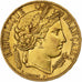 França, 20 Francs, Cérès, 1849, Paris, Dourado, EF(40-45), Gadoury:1059