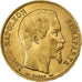 France, 20 Francs, Napoléon III, 1852, Paris, Gold, AU(55-58), Gadoury:1060