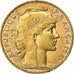 França, 20 Francs, Marianne, 1900, Paris, Dourado, EF(40-45), Gadoury:1064