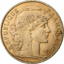 Francja, 10 Francs, Marianne, 1899, Paris, Złoto, EF(40-45), Gadoury:1017, Le