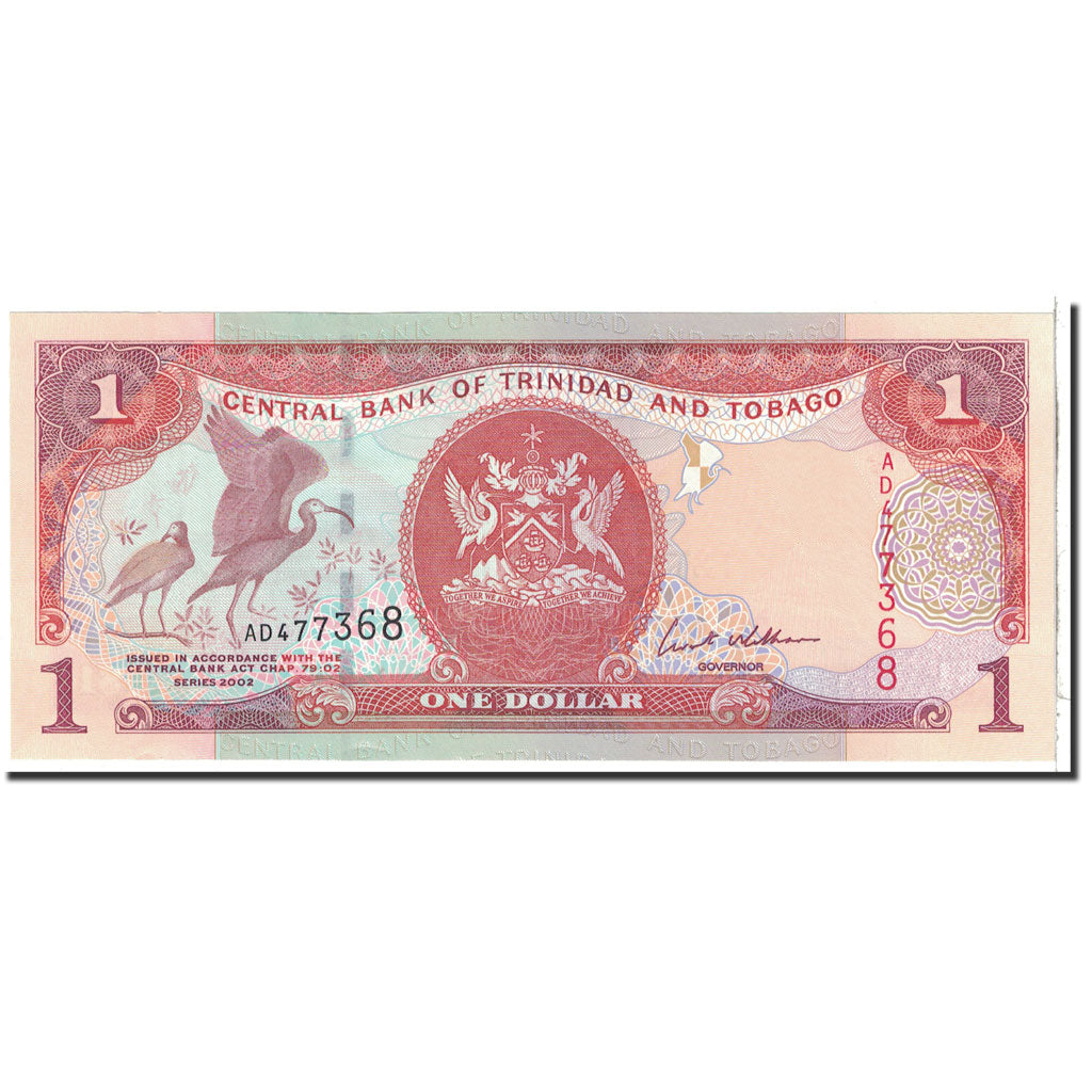 Banknote, Trinidad and Tobago, 1 Dollar, 2002, Undated, KM:41a, UNC(65-70)