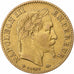 France, 10 Francs, Napoléon III, 1866, Strasbourg, Or, TTB, Gadoury:1015