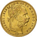 Ungheria, Franz Joseph I, 8 Forint 20 Francs, 1883, Kormoczbanya, Oro, BB+