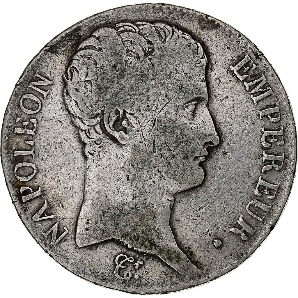 France, 5 Francs, Napoléon I, AN 13, Toulouse, Silver, VF(20-25), Gadoury:580