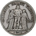 France, 5 Francs, Hercule, 1848, Strasbourg, Silver, VF(20-25), Gadoury:683
