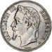 France, 5 Francs, Napoléon III, 1868, Strasbourg, Argent, TTB, Gadoury:739
