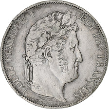 Frankreich, 5 Francs, Louis-Philippe, 1847, Paris, Silber, SS, Gadoury:678a