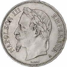 France, 5 Francs, Napoléon III, 1868, Paris, Argent, TTB+, Gadoury:739