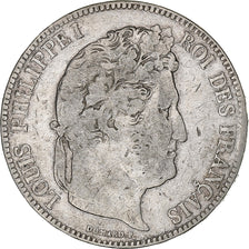 France, 5 Francs, Louis-Philippe, 1834, Bordeaux, Argent, TB, Gadoury:678, Le