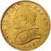 STATI ITALIANI, PAPAL STATES, Pius IX, 20 Lire, 1866, Rome, Oro, BB+, KM:1382.2