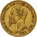 États italiens, SARDINIA, Vittorio Emanuele II, 20 Lire, 1859, Genoa, Or, TTB