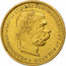 Áustria, Franz Joseph I, 20 Corona, 1895, Dourado, AU(50-53), KM:2806