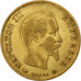França, 10 Francs, Napoléon III, 1860, Paris, Dourado, VF(30-35)