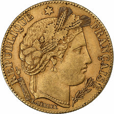 Frankrijk, 10 Francs, Cérès, 1899, Paris, Goud, ZF, Gadoury:1016, KM:830