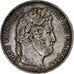 France, 5 Francs, Louis-Philippe, 1844, Lille, Argent, TB+, Gadoury:678a