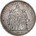 França, 5 Francs, Hercule, 1875, Paris, Prata, EF(40-45), Gadoury:745a