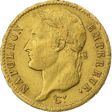 Francia, 20 Francs, Napoléon I, 1811, Paris, Oro, MB+, Gadoury:1025, KM:695.1