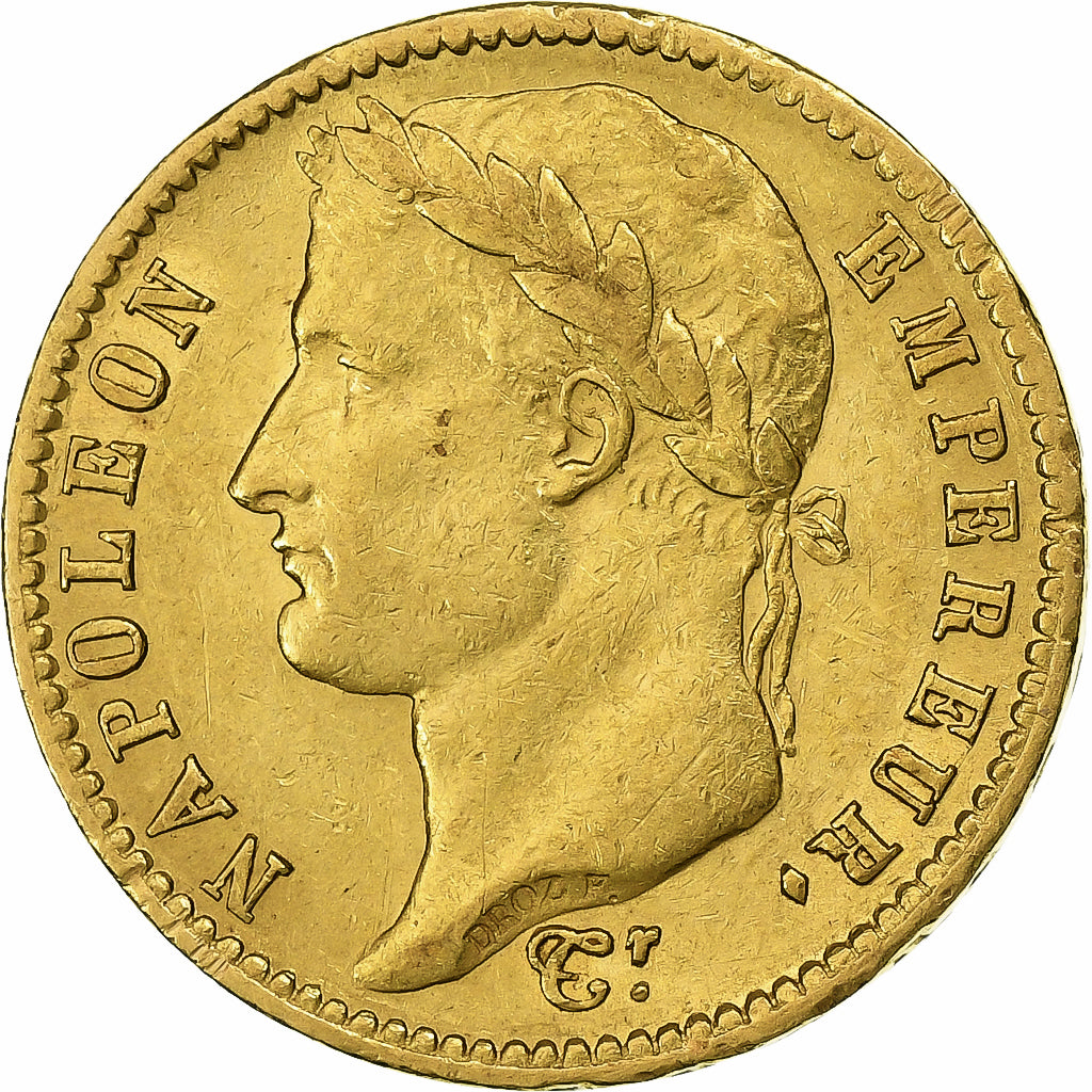 France, Napoléon I, 20 Francs, 1812, Paris, Or, TTB+, Gadoury:1025, Le