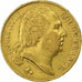 Francia, Louis XVIII, 20 Francs, 1817, Paris, Oro, MB+, Gadoury:1028, Le
