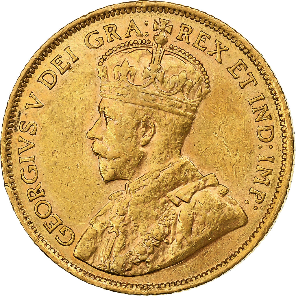 Canada, George V, 5 Dollars, 1912, Royal Canadian Mint, Gold, AU(50-53), KM:26