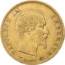 Francia, 5 Francs, Napoléon III, 1858, Paris, Oro, BB, Gadoury:1001, KM:787.1