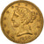 Estados Unidos, $5, Half Eagle, Coronet Head, 1908, Philadelphia, Oro, EBC